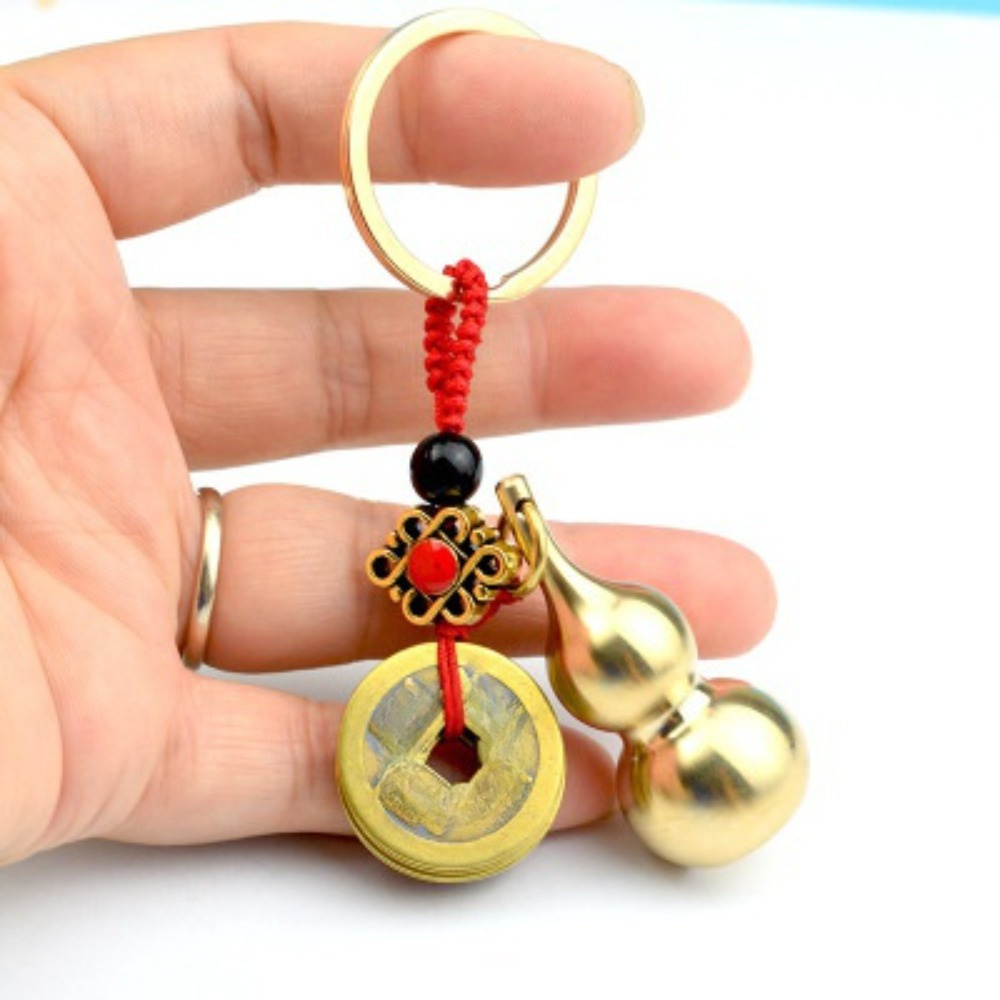 Vintage Collectible Coins - Porte-clés Vintage en laiton pour sac