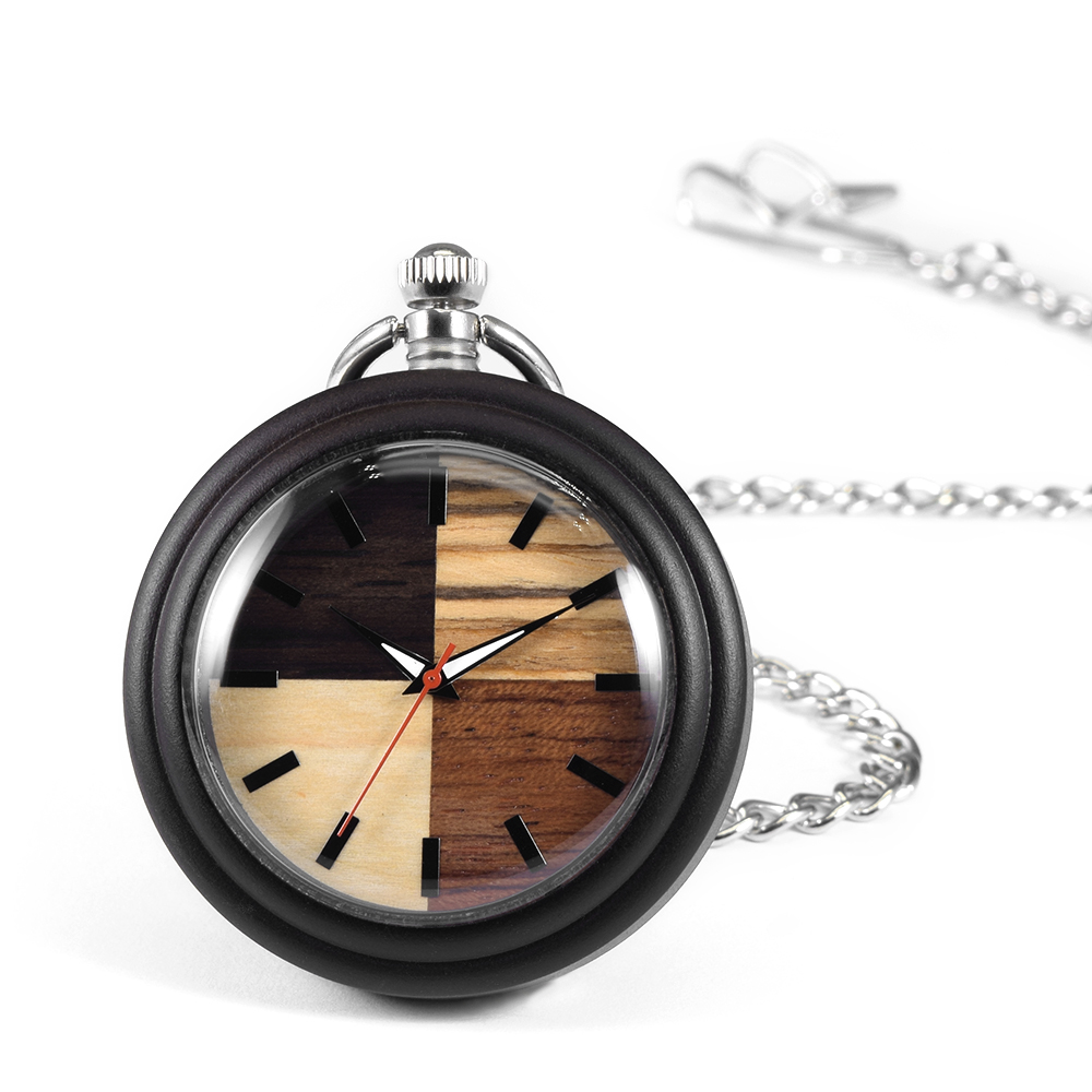 Vintage Collectible Glass - Montre de poche à quartz en