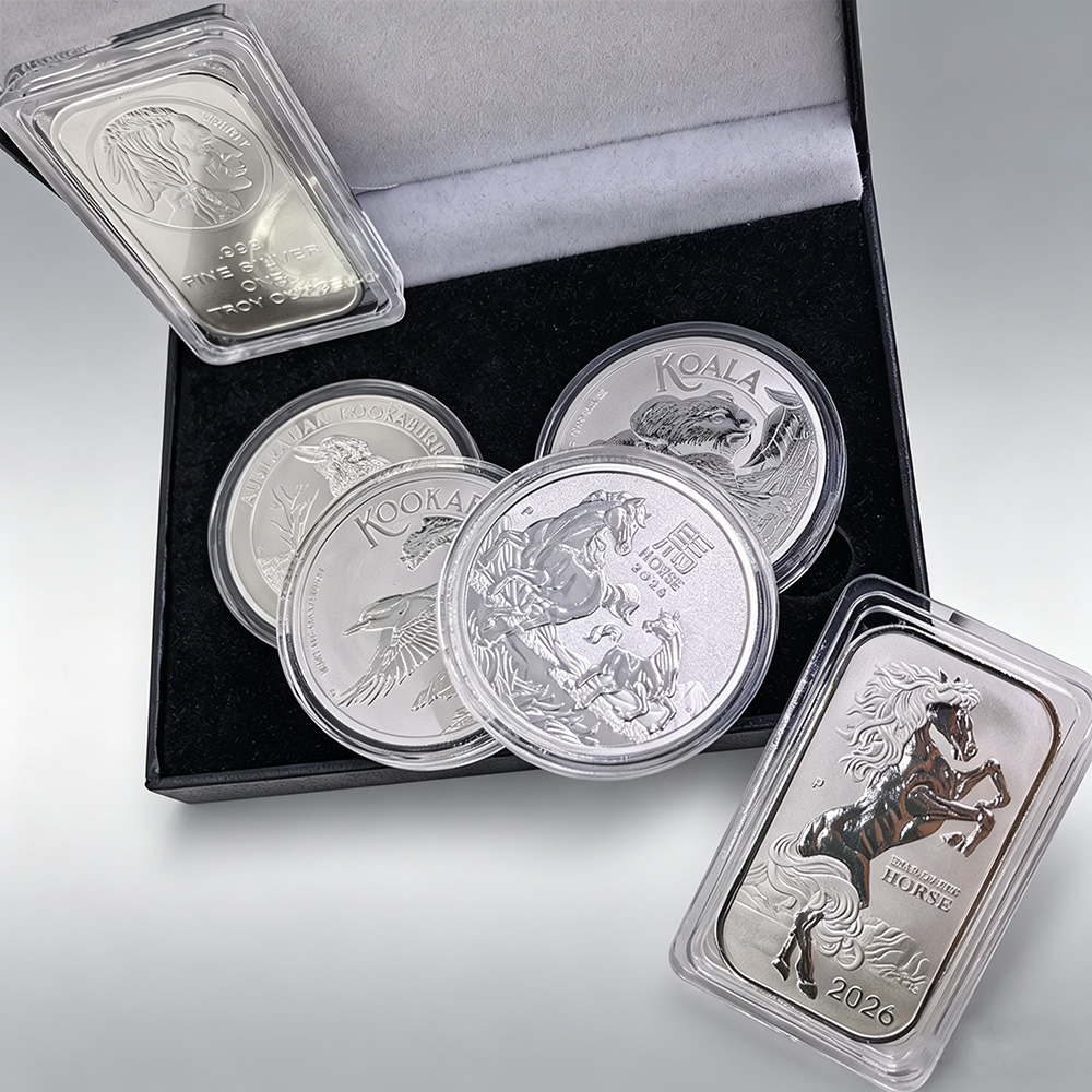 Vintage Collectible Coins - 1/5 pièces Pièce commémorative vintage en