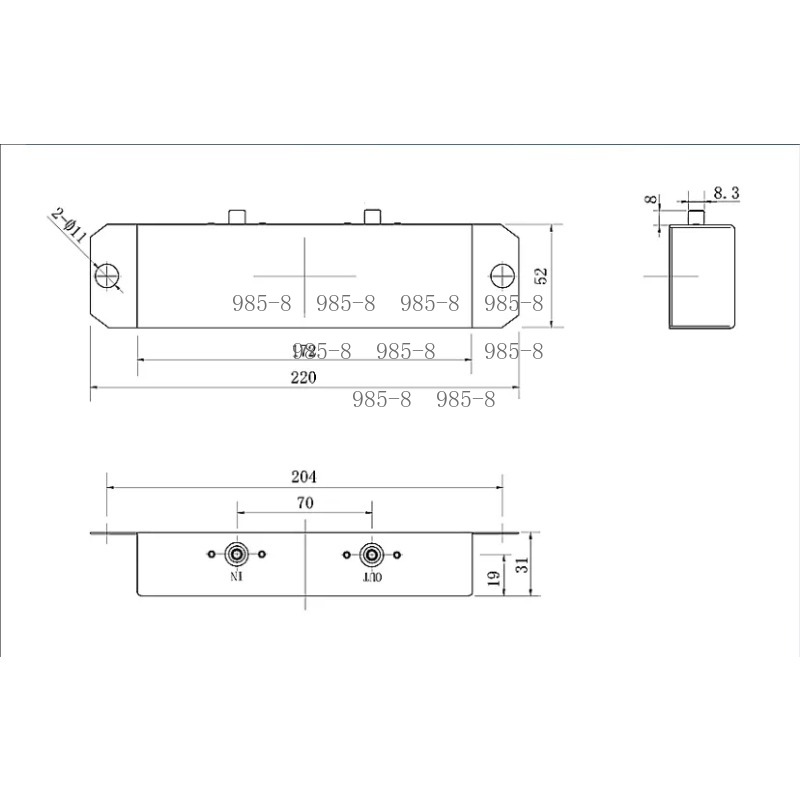 Tube Amplifier Part - Module de réverbération à ressort pour