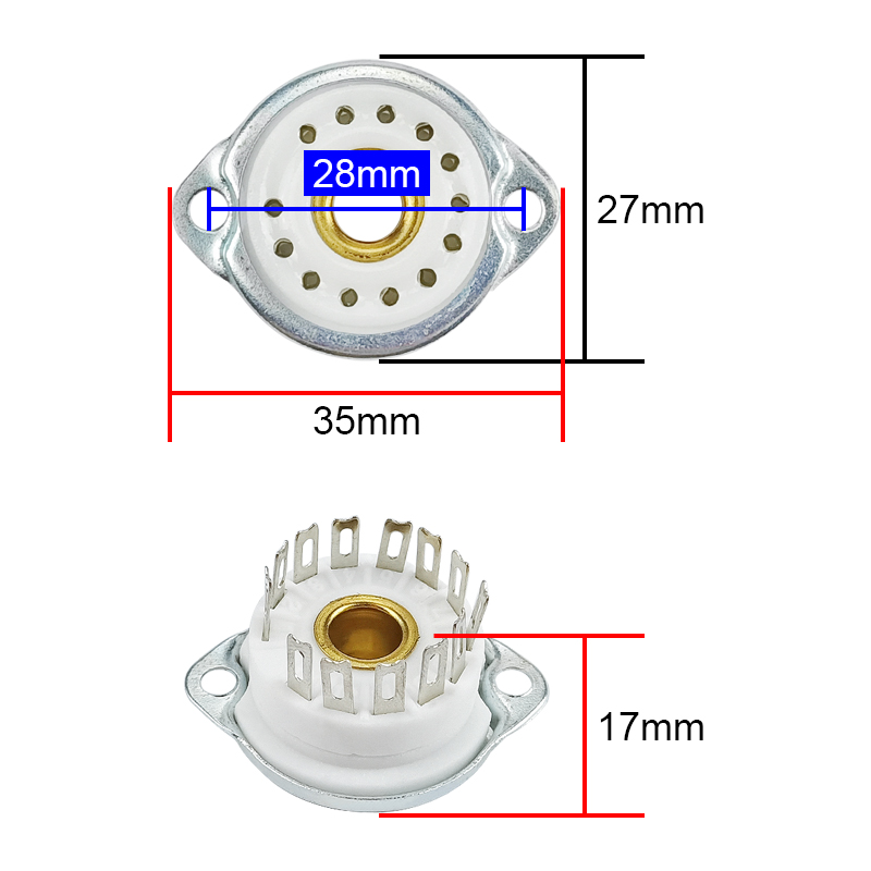 GHXMedals Céramique Tube Socke - Tube Amplifier Part avis et prix