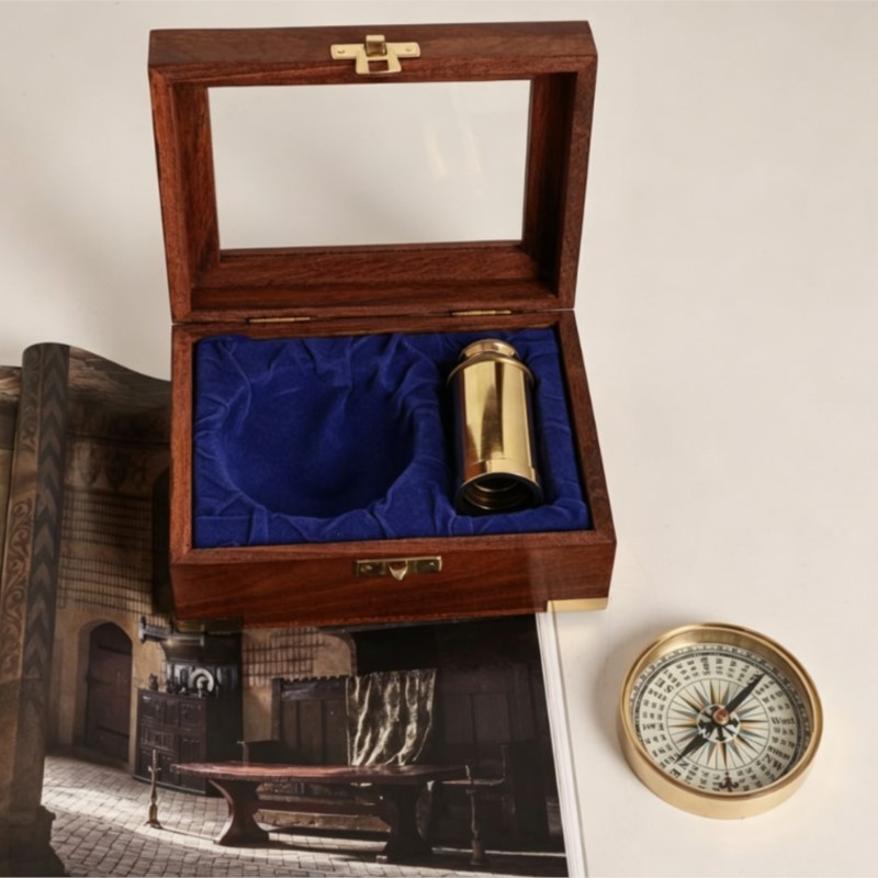 Ensemble boussole et télescope - Vintage Collectible Ornaments avis et prix