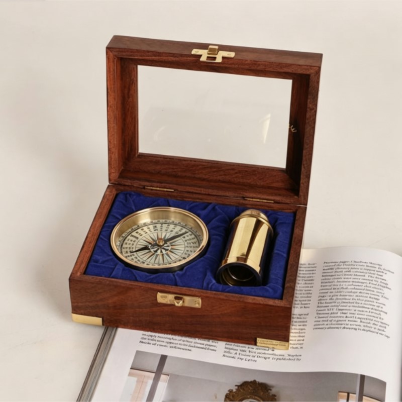 Ensemble boussole et télescope - Vintage Collectible Ornaments avis et prix