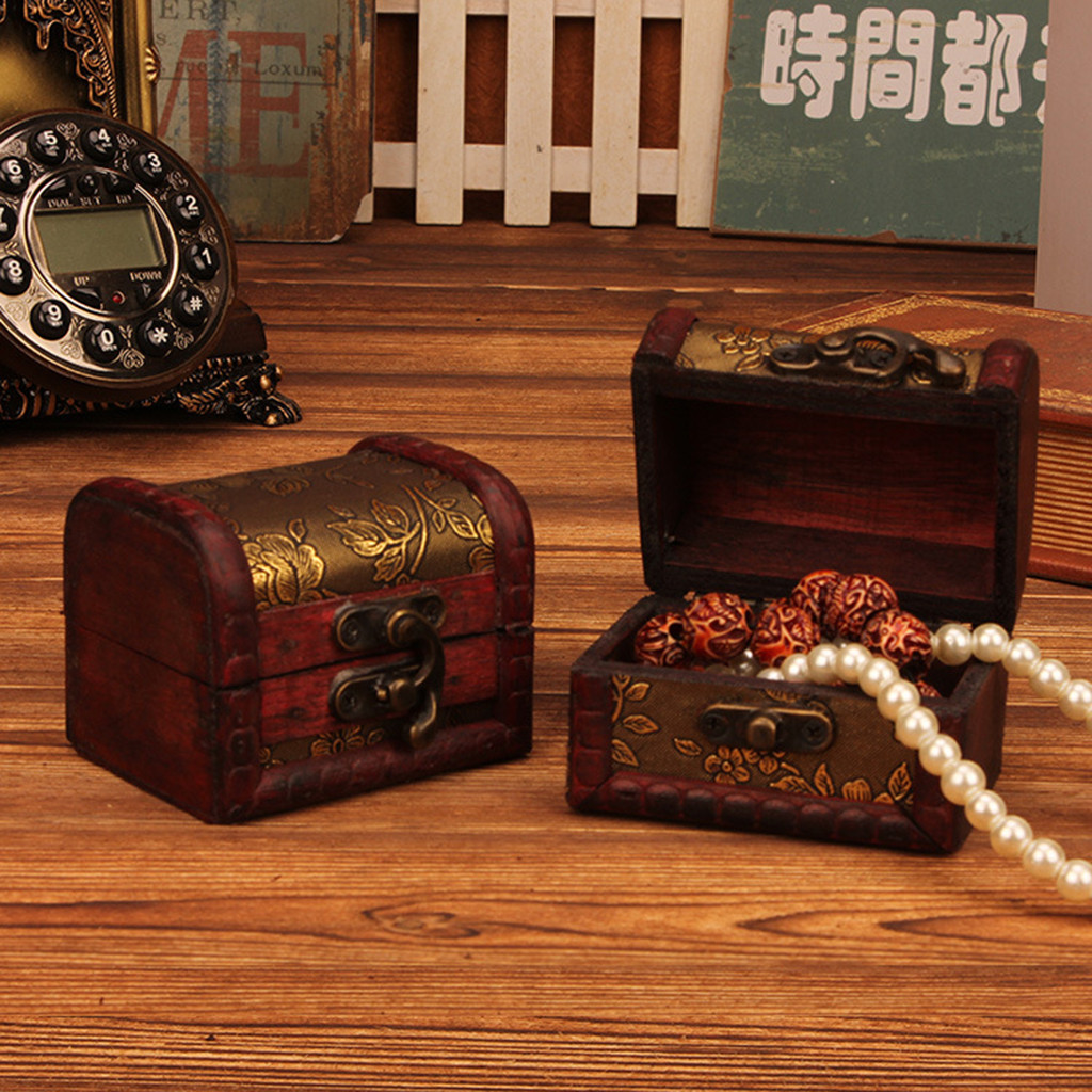 Boîte à bijoux vintage en bois - Vintage Collector avis et prix